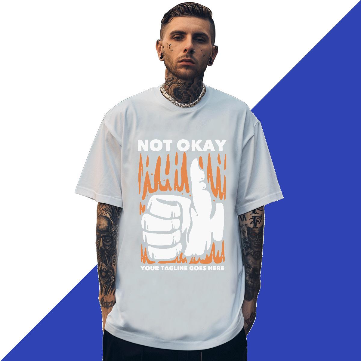 High Quality Men Tees Street Wear 100% Cotton 230g Customized Breathable hand T Shirt For Man Fashion Casual Top Tees