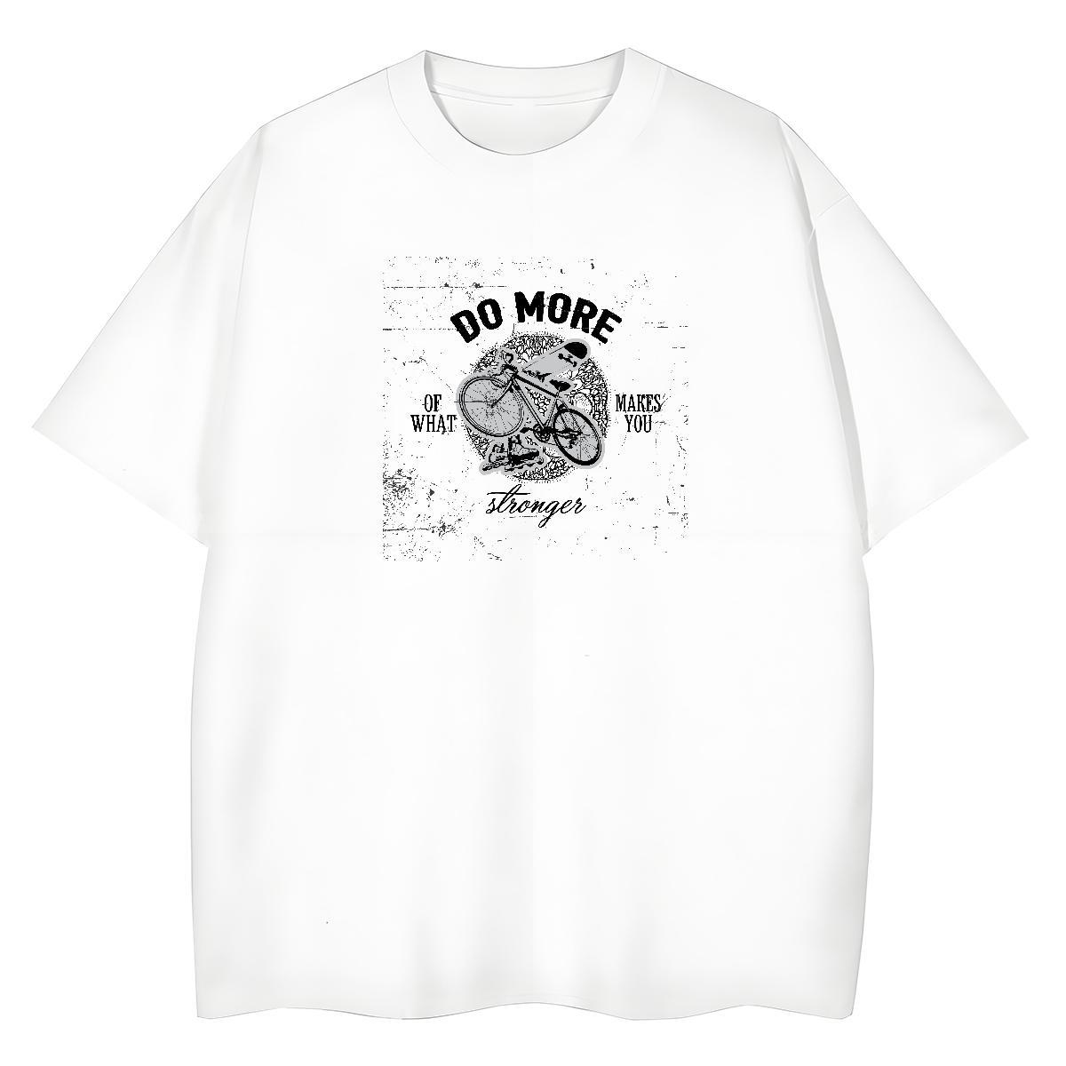 Custom T shirt 100% Cotton 230g Crew Neck Breathable Home Outdoor bicycle Woman Tshirt Designer Nice Cartoon Print Wear