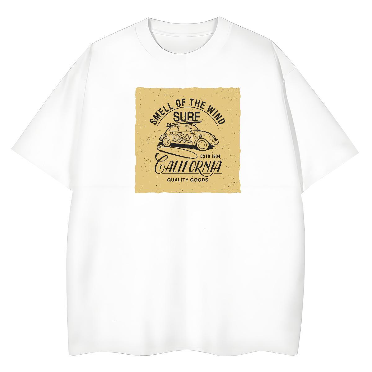 Popular Tshirt for Man Woman Street 230g Cotton Oversized 3XL 4XL Breathable Short Sleeve car T Shirt For Man Classic Casual Clothings