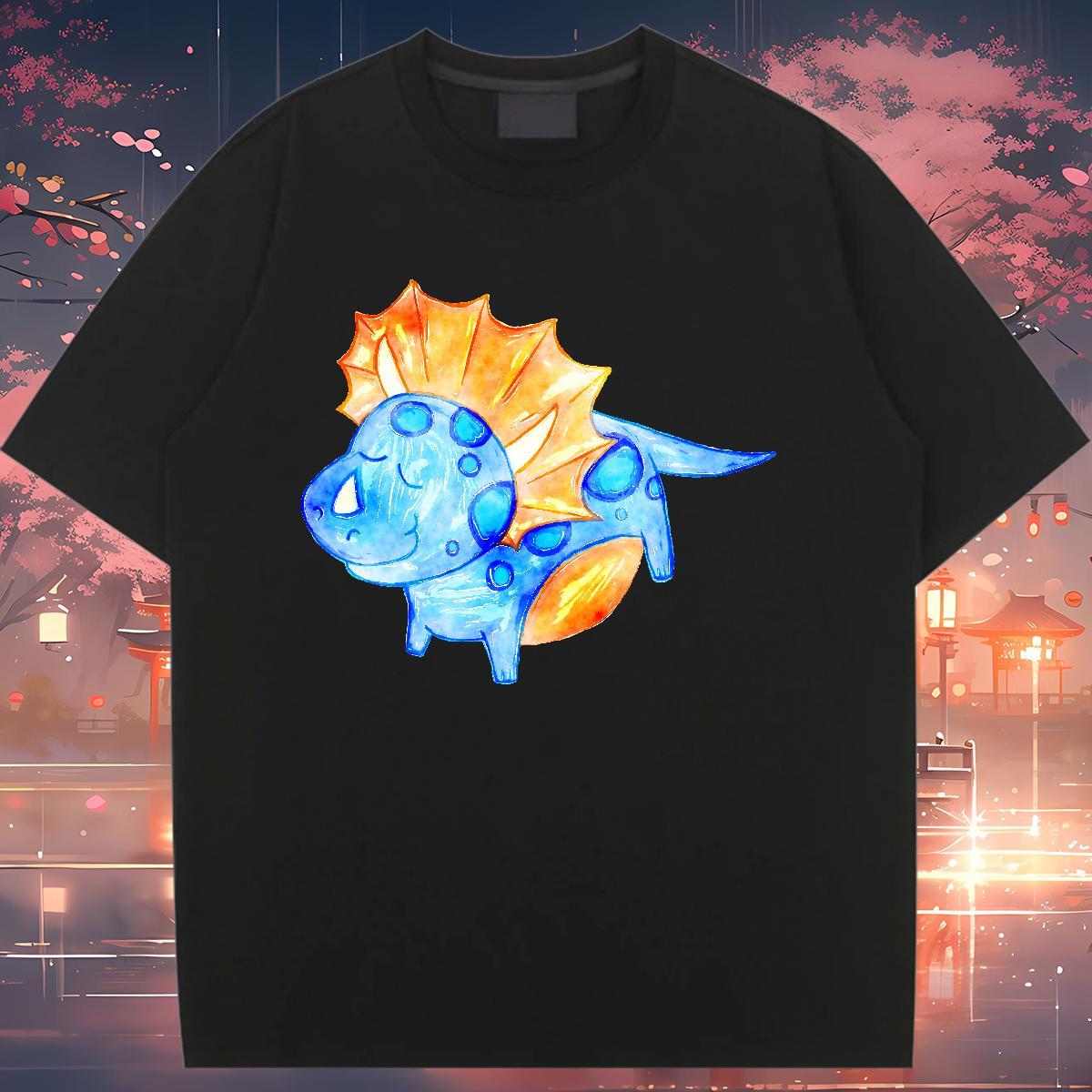 Brand T Shirts Women O Neck Short Sleeves 230g Cotton Lady T shirt Skull dog Hip Hop Designer Tees