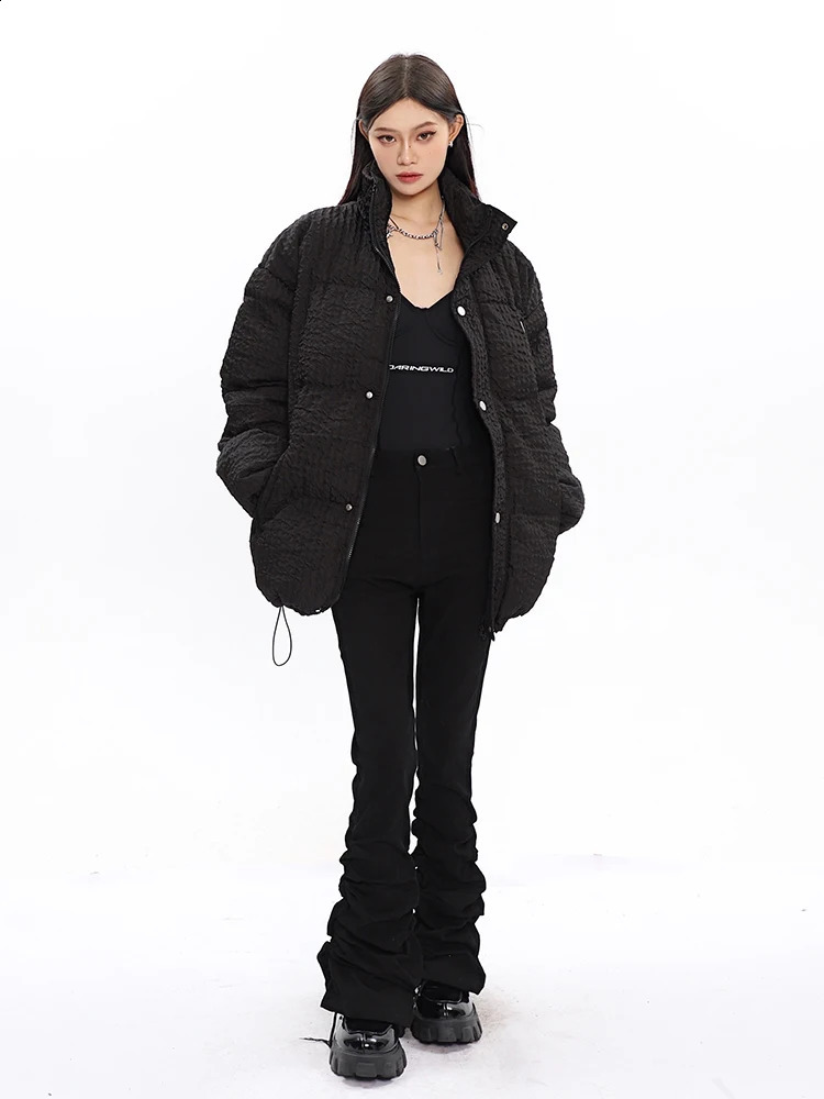 REDDACHiC Dark Academia Women Trousers Stacked Black Jeans Cyber Y2k Ruched Pants Stretchy Slim Retro Rokku Grayu Acubi Z260313