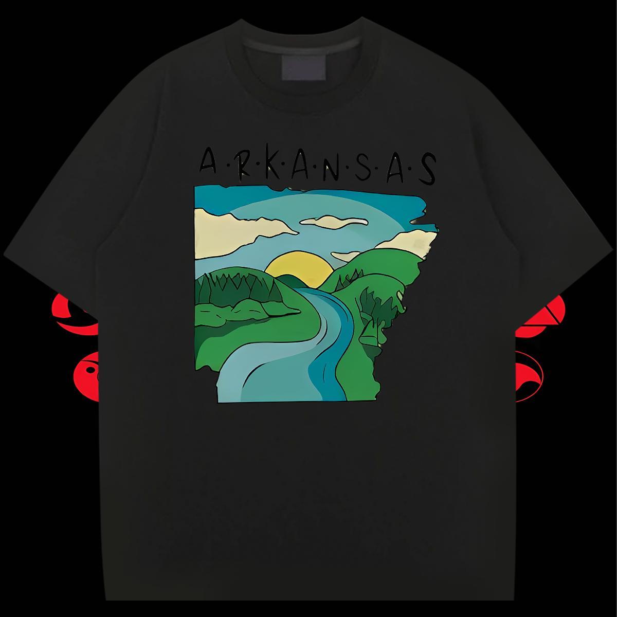 Soft Mens Tshirts Beach 100% Cotton 230g Cartoon Printing L-4XL Round Neck Short Sleeve Mountain T-Shirts for Men 2024 DIY Tops Tees