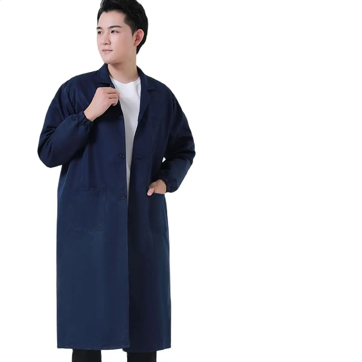 Labor insurance womens work dust cover coat long coat jacket male warehouse keeper breeder handling clothes labor insurance wom 240822