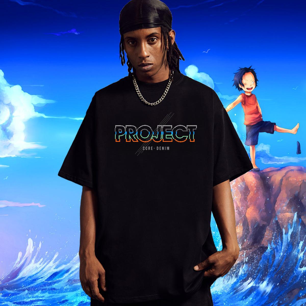 Designer Tshirt for Man Woman Summer Casual 230g Cotton Anime Print Short Sleeve O-Neck letter T-Shirts New Designer Tee Shirt