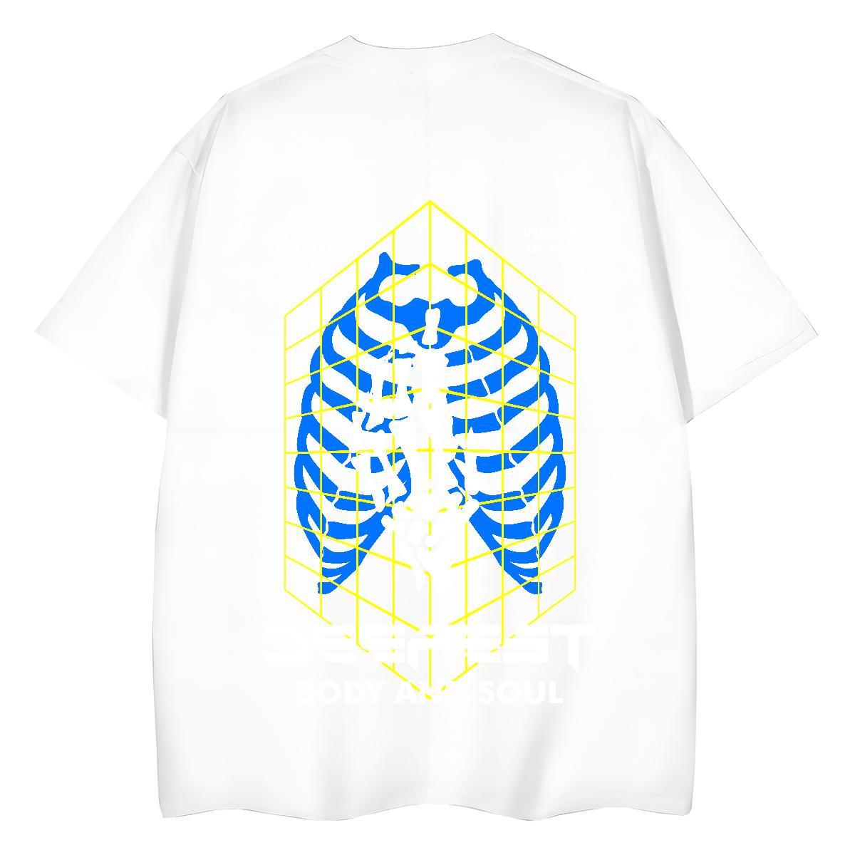 New Woman T Shirts 230g Cotton Round Neck Short Sleeve Casual Sport skull Women Tshirts Designer Custom Print Oversized Tees Shirts
