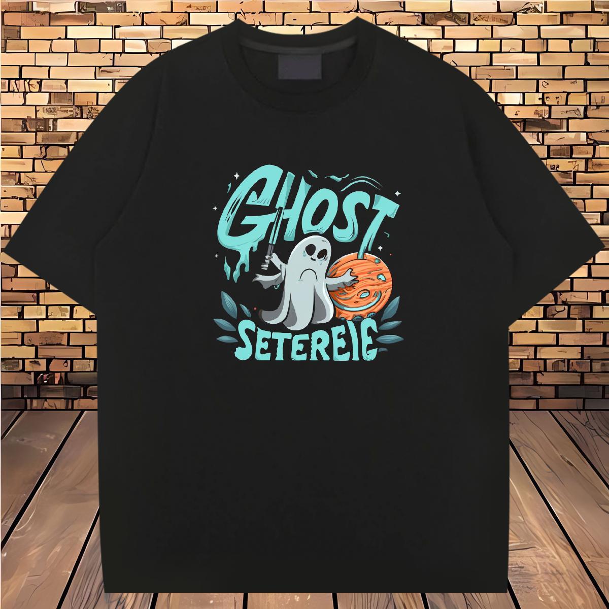 Comfortable T shirt 230g Cotton skull Daily Outfit Custom Print Plus Size Breathable Soft Couples T Shirts Fashion Wear