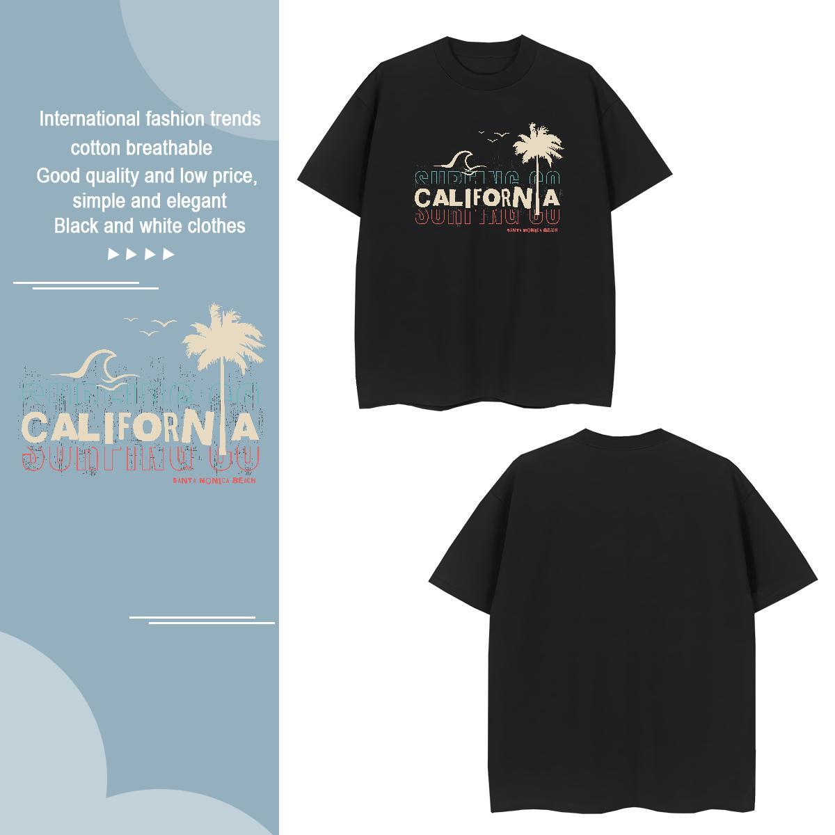Cool Design letter T Shirt For Man Daily Wear Men Clothes T-Shirt 230g Pure Cotton New Designer O-Neck Short Sleeve Customized Tees Shirts
