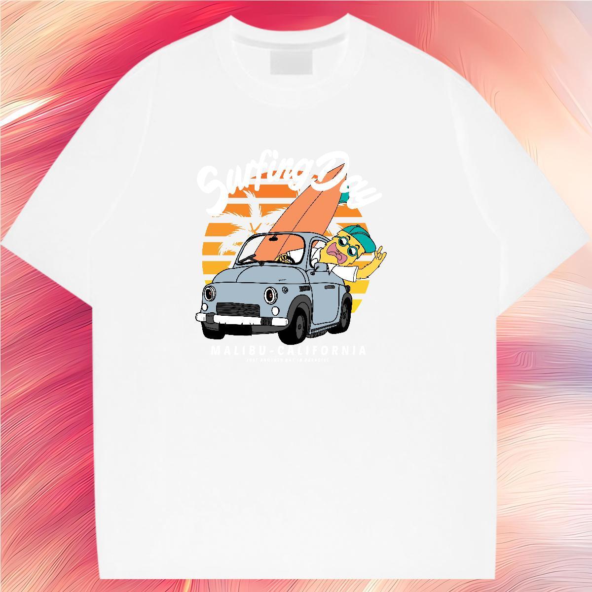 Popular Women Tshirts 230g 100% Cotton role Daily Wear T-Shirts Comfortable Black White Tee Shirt