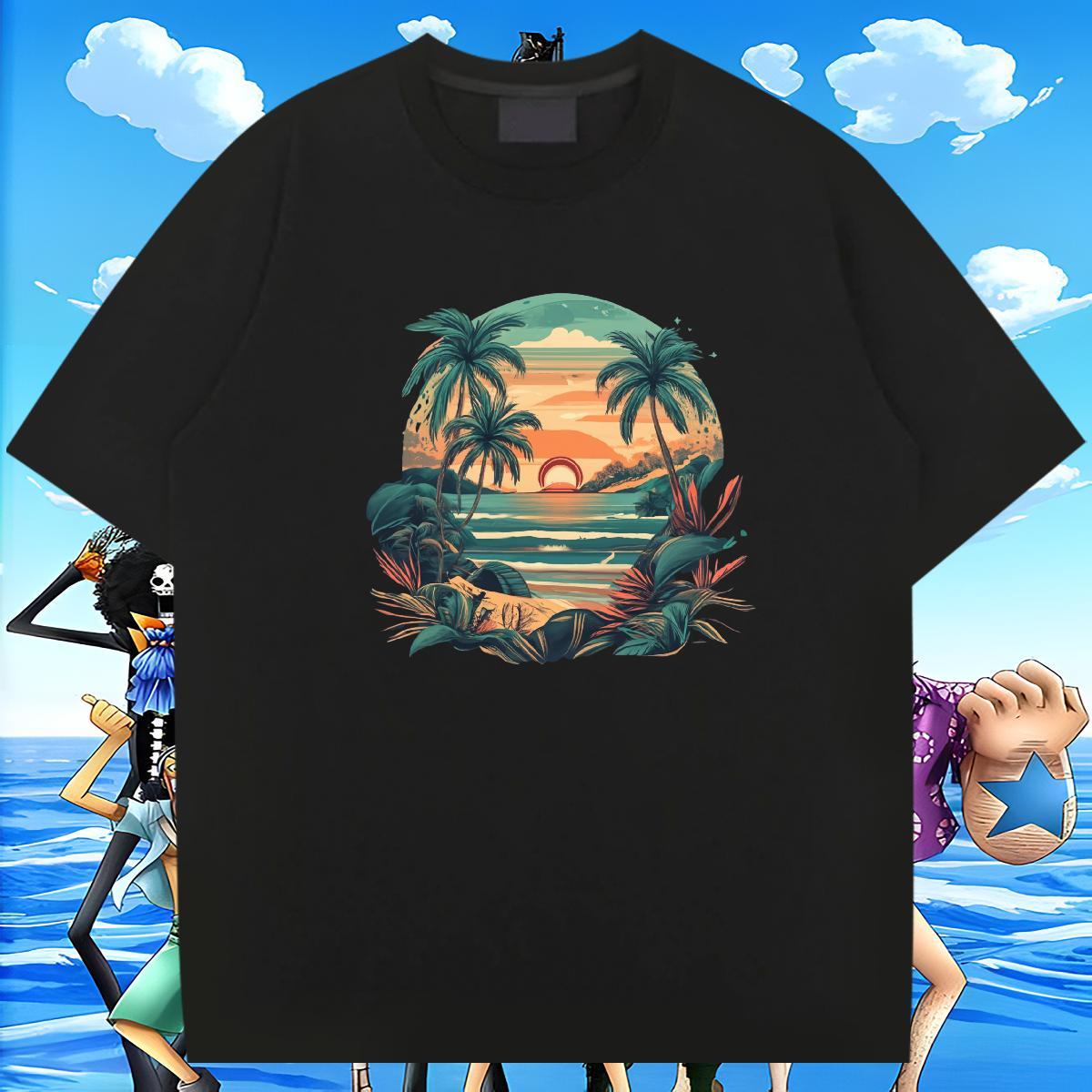 Brand Couples T Shirts High Street Hip Hop 230g Cotton DIY Logo Oversized Short Sleeve O-Neck beach Men T Shirts Factory Direct Clothings