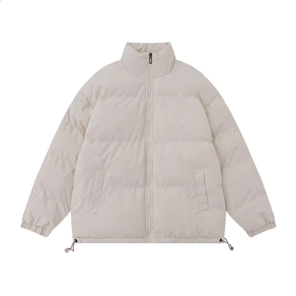 LAPPSTER Y2K Korean Fashion Thick Puff Jacket Black Winter Harajuku Park Street Clothing Quilted Coats 240822