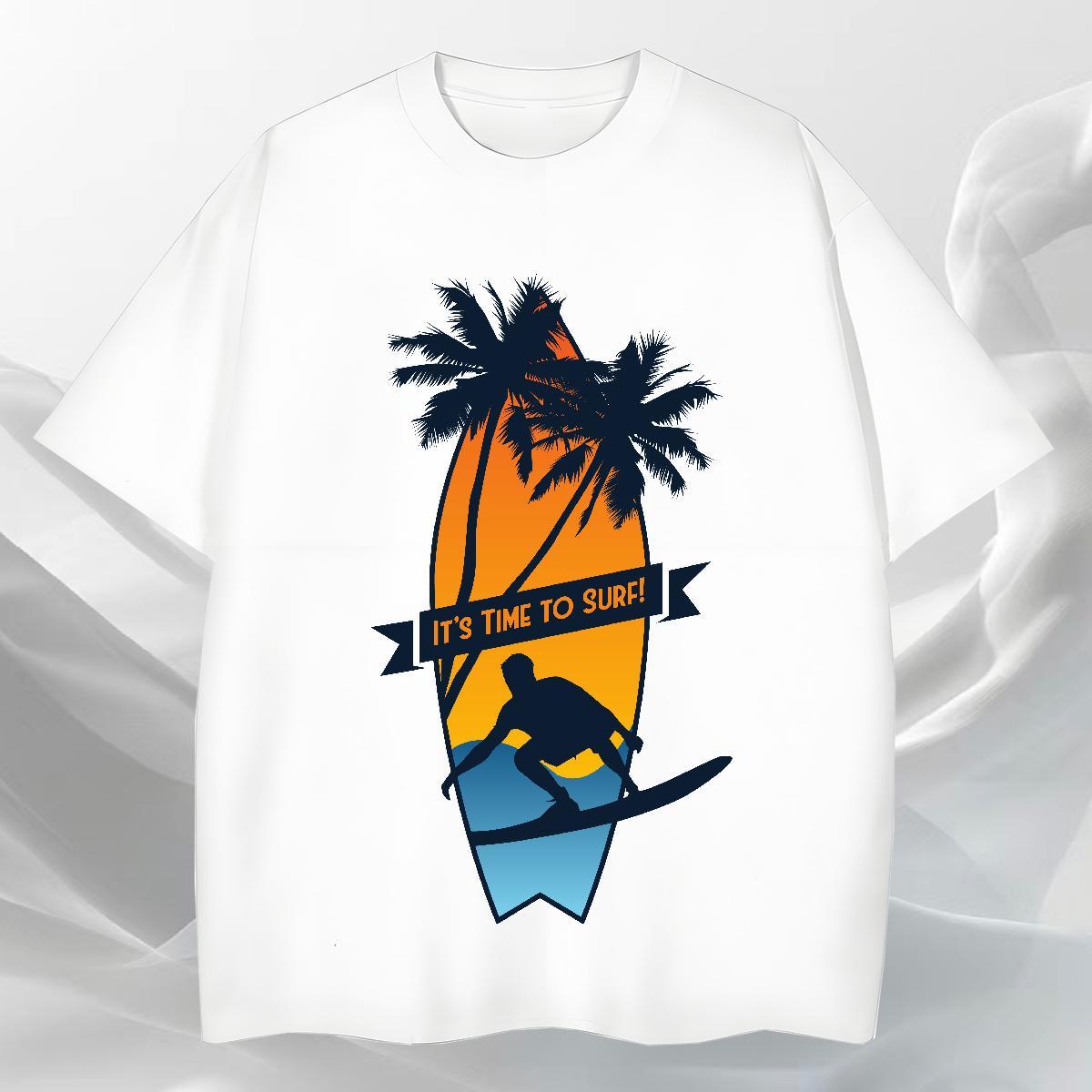 Free Shipping Men Clothes T-Shirt Street Wear 230g Cotton Customized Crew Neck beach Man T Shirts Factory Direct Tshirts