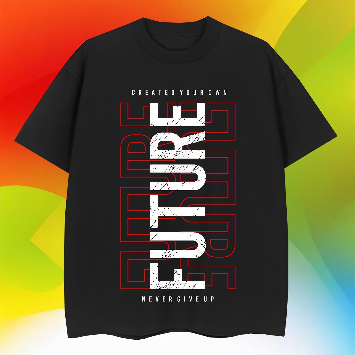 Unisex Men Tees Street Wear 100% Cotton 230g DIY Anime Breathable Soft letter Men T Shirts Fashion Designer Tops Shirt