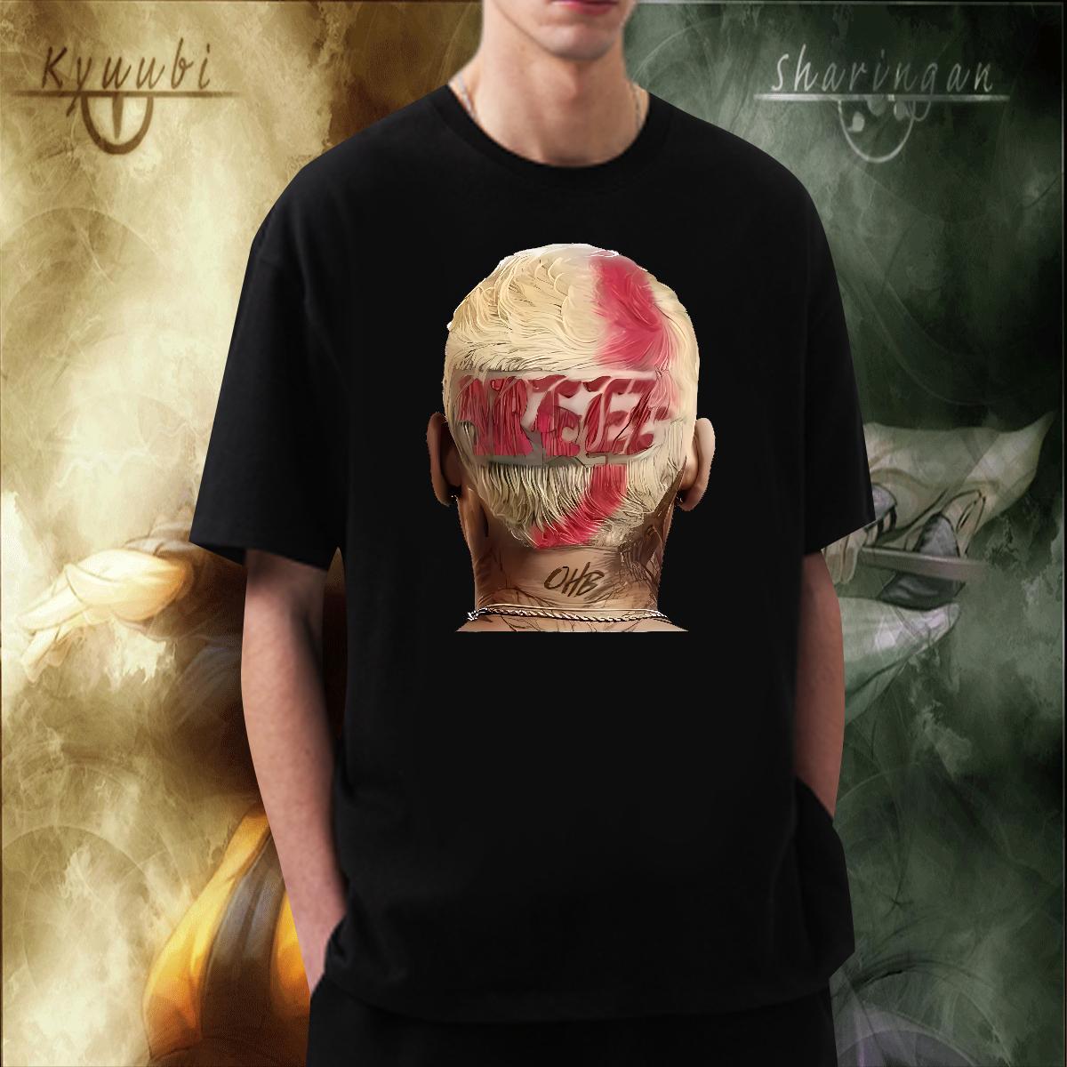 Wholesale hiphop T Shirts Men Street Wear Men Tops Tees 230g Cotton Fashion Design Breathable Soft Floral Print Tees Shirts