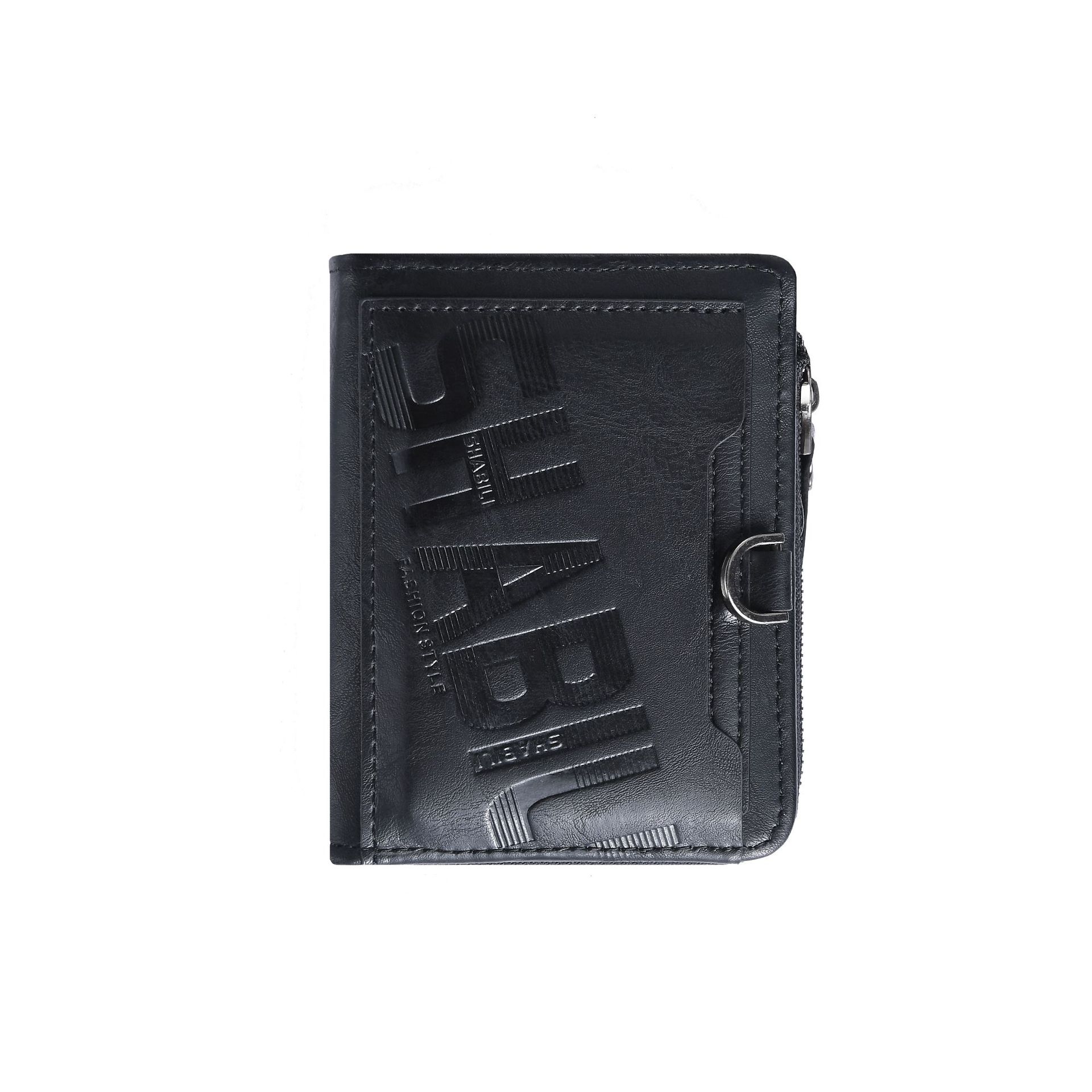 Men's PU Leather Zipper Wallet With Hidden Game Discount, Credit Card Holder Purse New Free Delivery Designer Bag