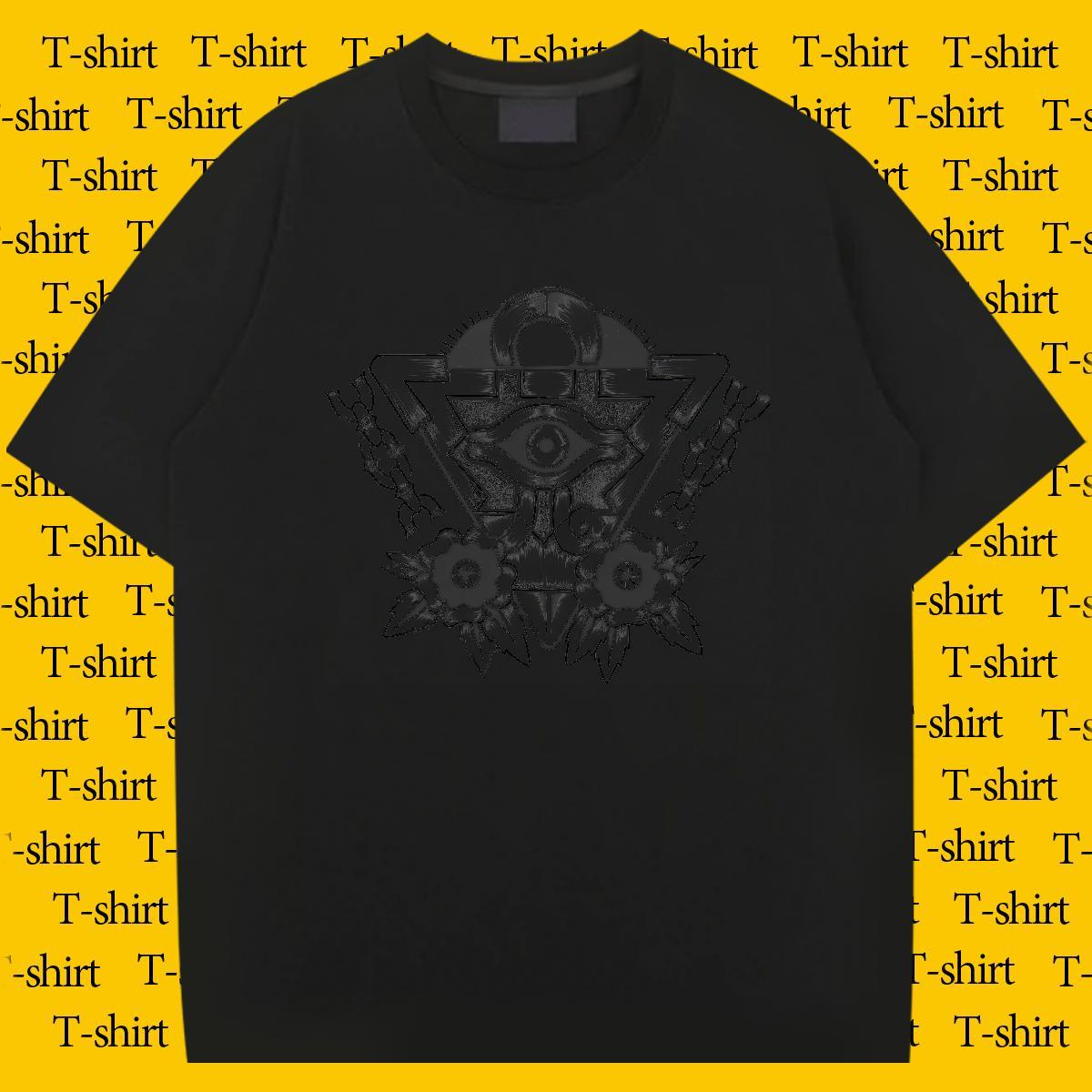Soft T-Shirts for Men 230g 100% Cotton eye of the devil Spring Summer Oversized 3XL 4XL Breathable Short Sleeve Mens Tshirts Fashion Casual Clothings