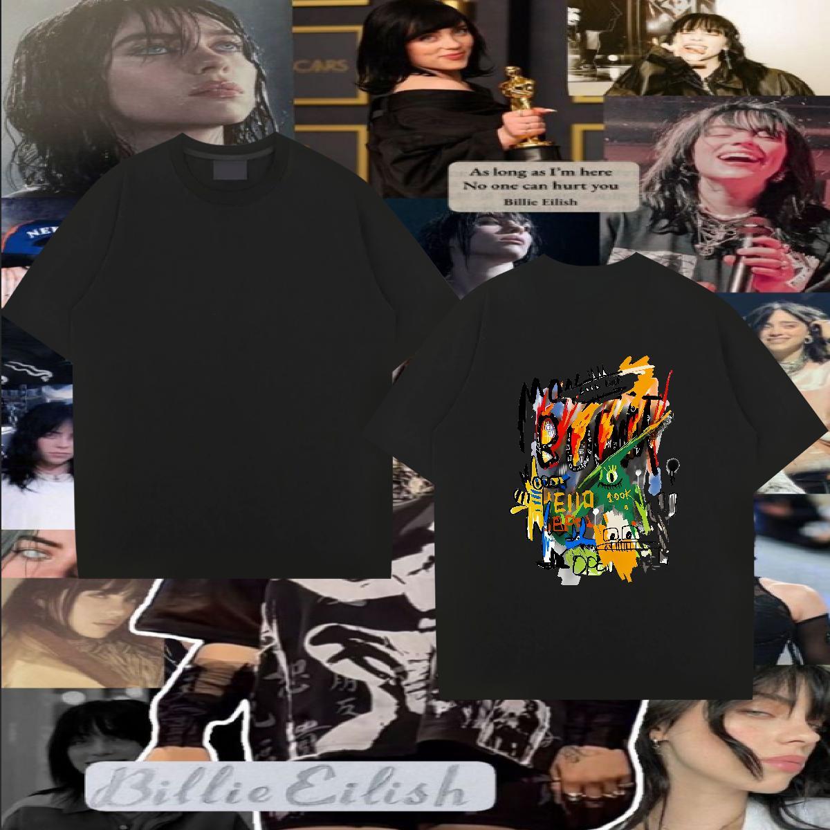 Customized Men Tees 230g Pure Cotton Outdoor graffiti Breathable T shirt Designer Cartoon Print Tee Shirt