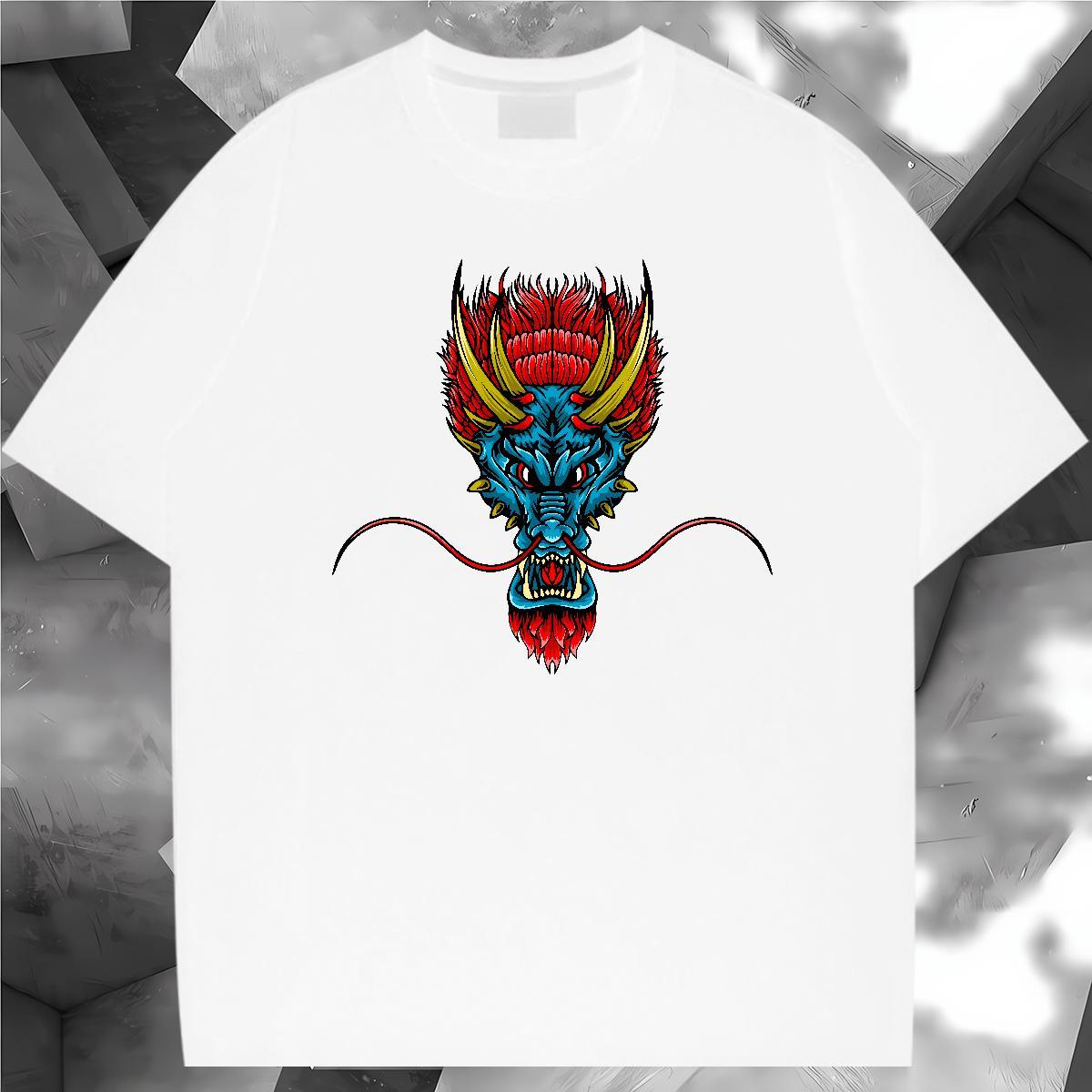 Loose Fit angry Mens T Shirts Hip Hop Couples T Shirts 230g 100% Cotton Stylist Breathable Short Sleeve DIY Printed Tshirts