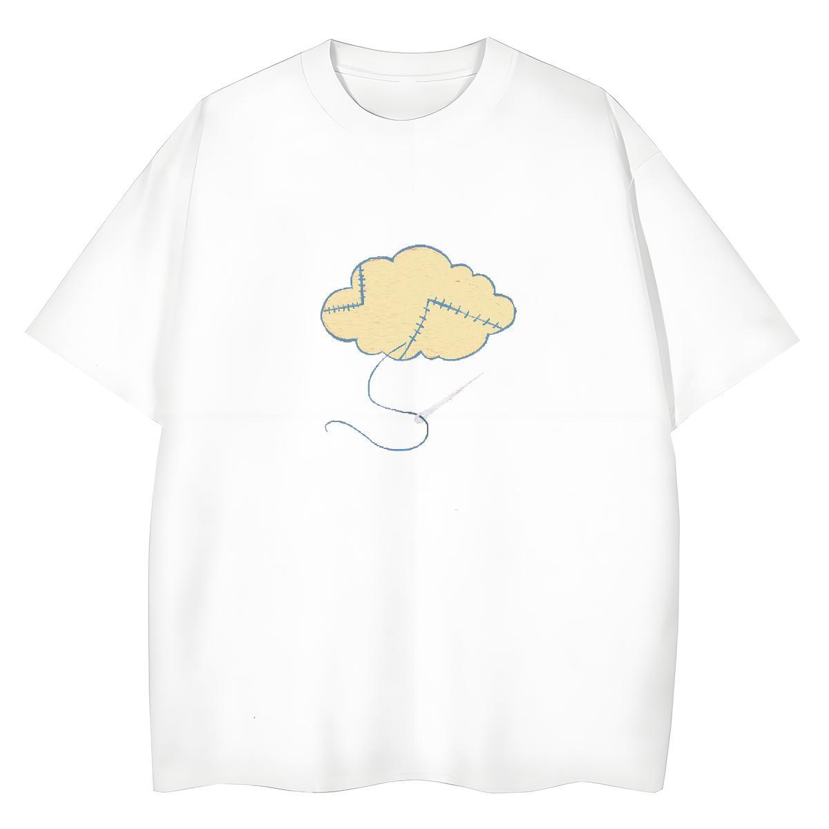 Popular Women Tshirts 100% Cotton 230g painting Casual Sport T shirt Breathable Soft Graphic Wear