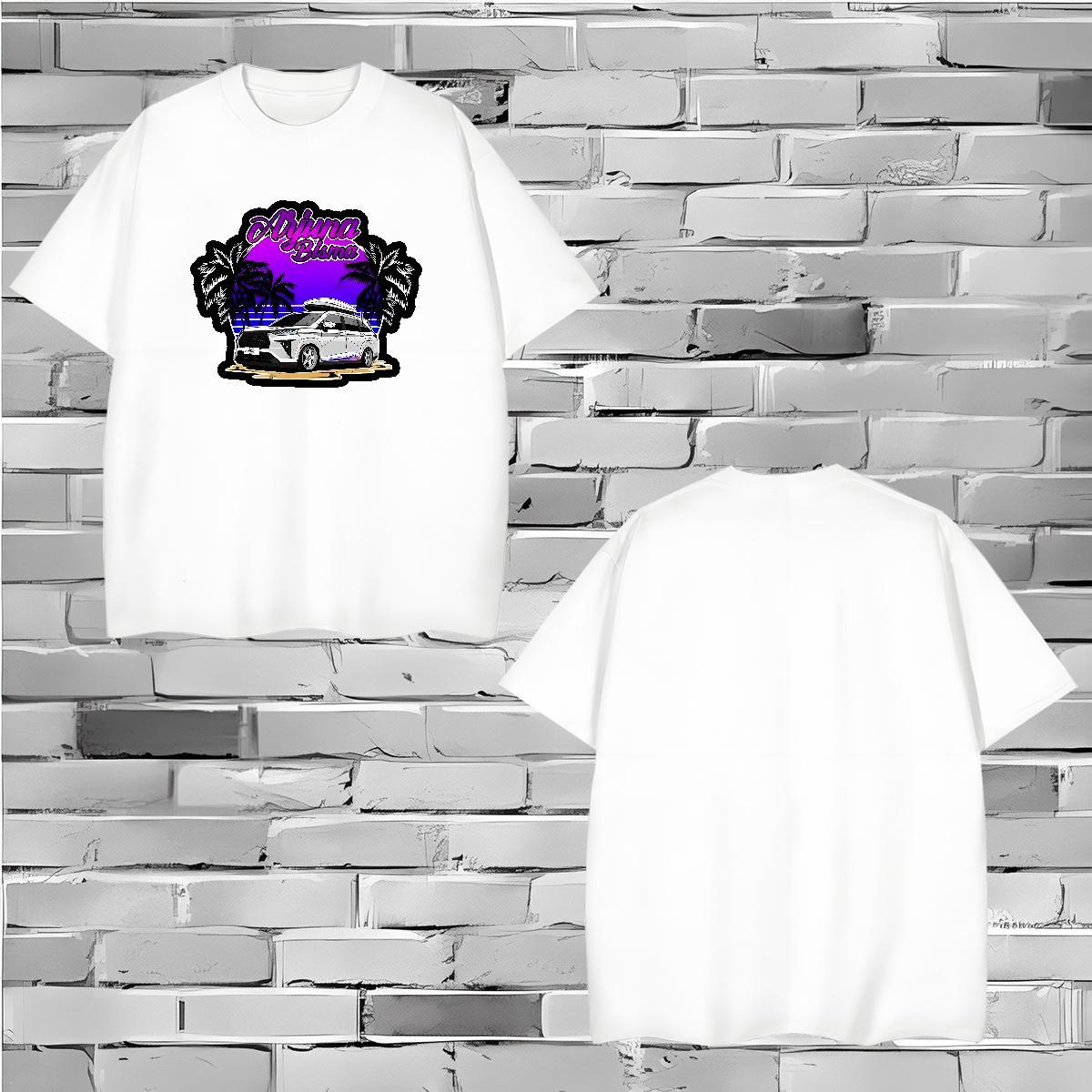 TOP Quality beach T-Shirts for Men Hip Hop Tshirts 230g Cotton DIY Short Sleeve O-Neck Asian Size Tee Shirt