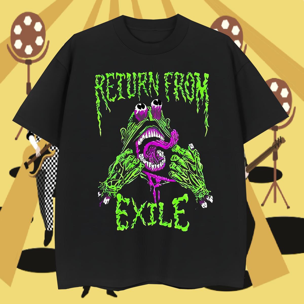 Stylist exile Men Tops Tees 230g Pure Cotton T-Shirts Oversized Casual Beach Round Neck Short Sleeve Classic Top Tees