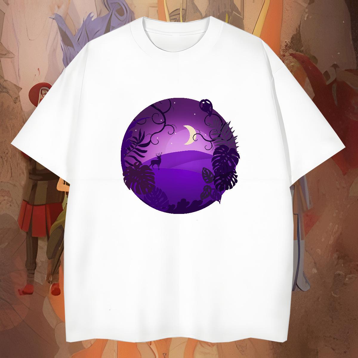 Classic Men Tees Casual Beach 100% Cotton 230g Plus Size Cartoon Breathable Crew Neck sky T shirt Stylist Tee Shirt