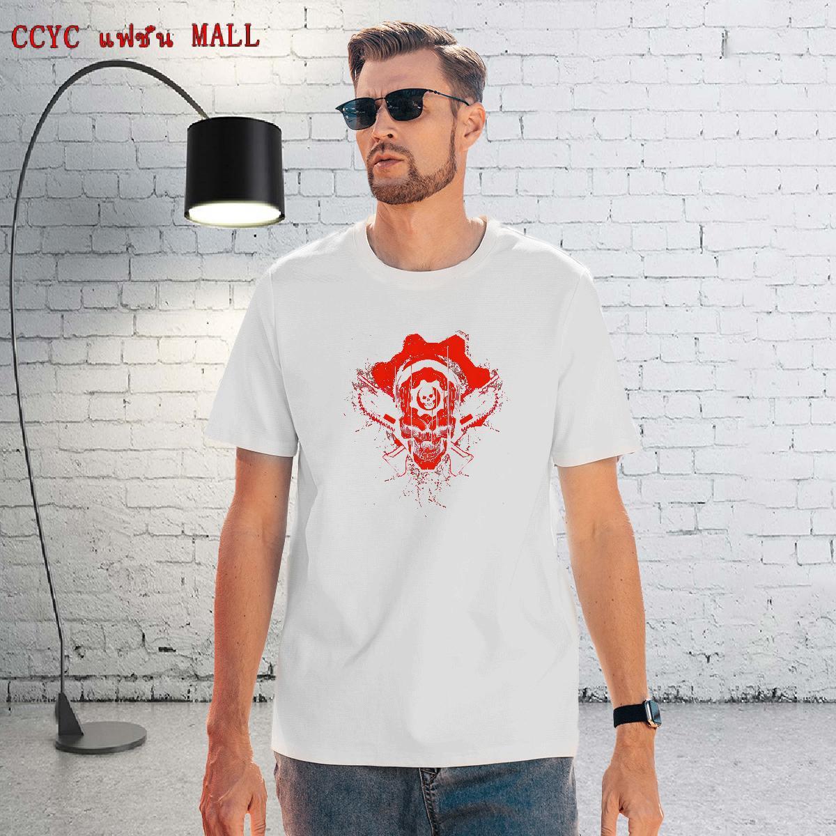 Wholesale High Street Hip Hop Men Tops Tees SKULL Short Sleeve O-Neck 230g Pure Cotton Man T Shirts Soft Oversized 3XL 4XL Polos