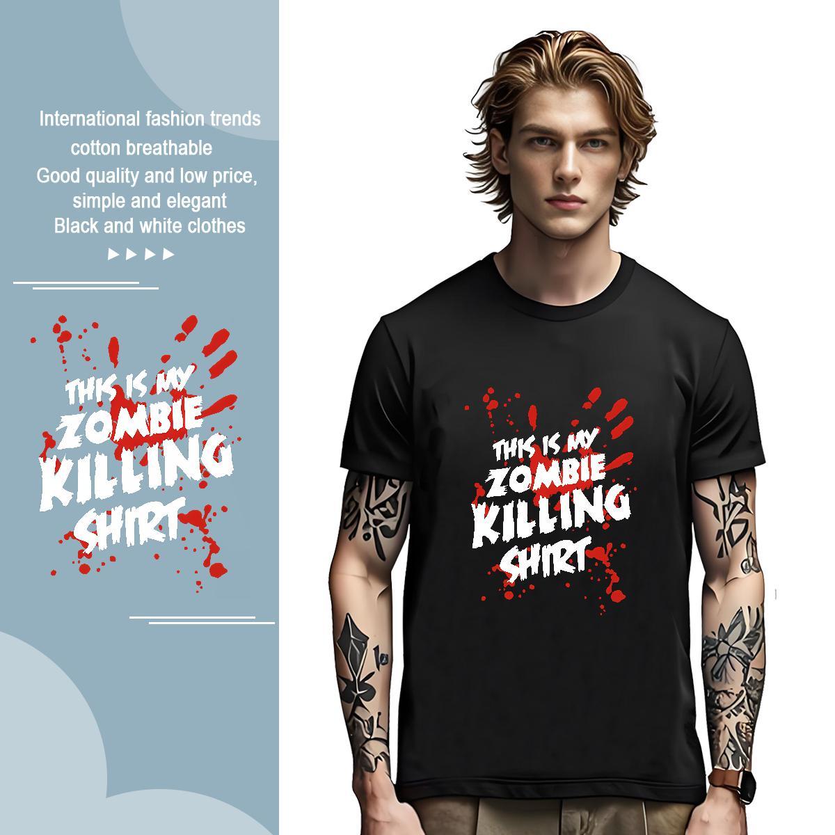 New Arrival letter Men Tees 230g Pure Cotton T Shirt For Man DIY Home Outdoor Breathable Brand Tshirts