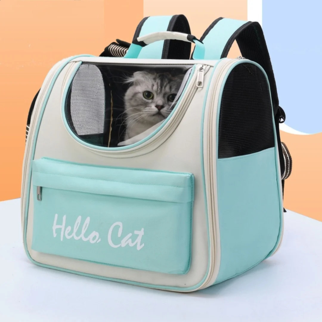 Bags Carrying Breathable Travel Backpack Resistant Dog Outdoor Pet Folding Cat Transport Bag 240821