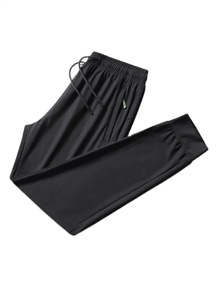 Summer Casual Sweatpants Quick-drying Sports Trousers Male Mesh Breathable Trackpants Big Size 6xl 7xl 8xl 9xl Men Joggers Pants 240822