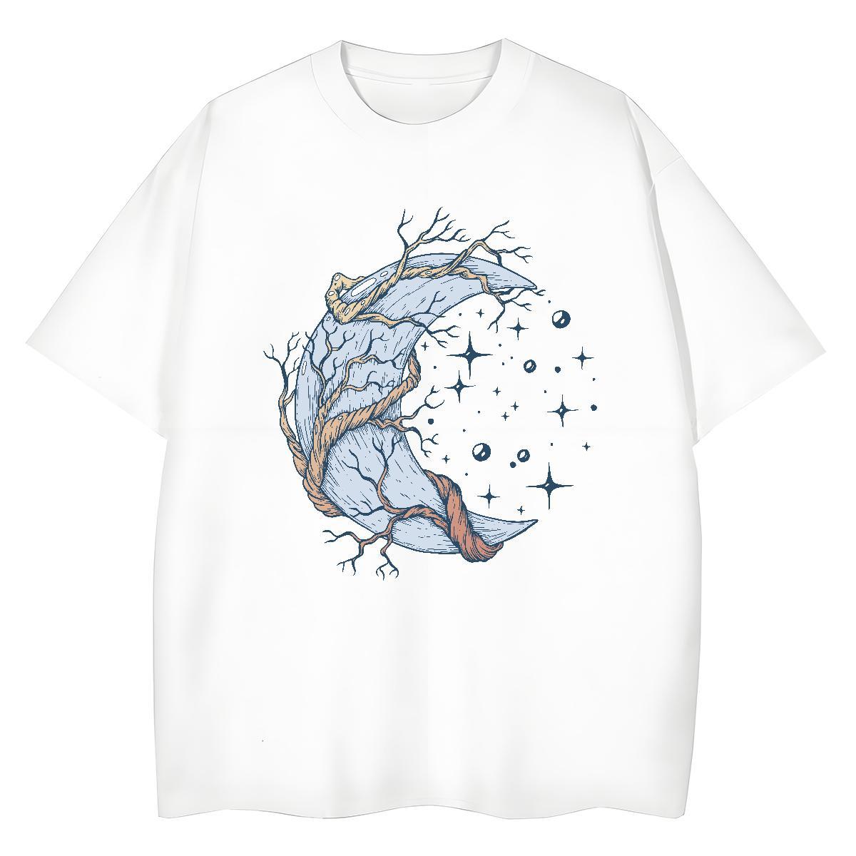 Stylist T shirt Crew Neck Breathable 230g Cotton Unisex Tshirts Black White ET Daily Outfit Wholesale Tee Shirt