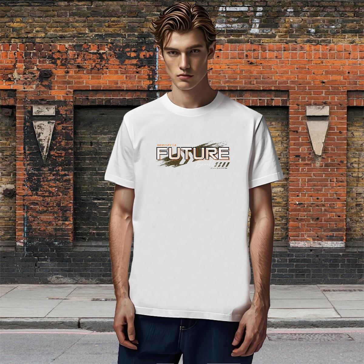 Cool Design Mens Tshirts Spring Summer 230g Pure Cotton Anime Short Sleeve O-Neck future T-Shirts Fashion Tops Shirt