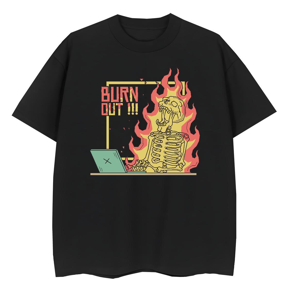 DIY Woman T Shirts 230g 100% Cotton Round Neck Short Sleeve Hip Hop skull Women Tshirts High quality Oversized L-4XL Tops Shirt