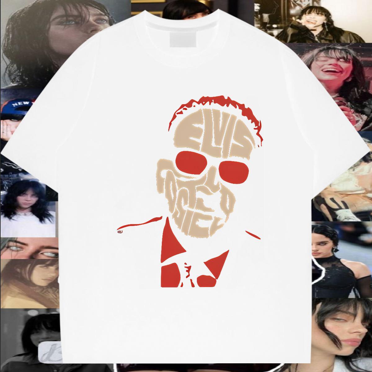Classic Casual scary Couples T Shirts 100% Cotton 230g Mens T Shirts Custom Printed Home Outdoor Short Sleeve O-Neck High Quality Clothings