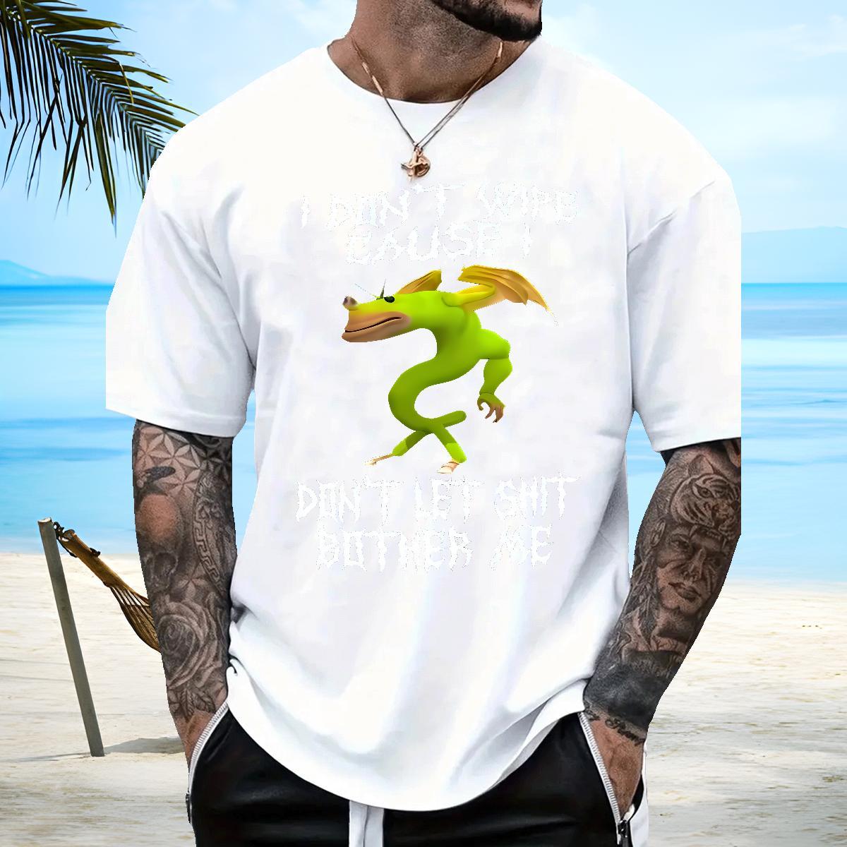 Free Shipping T Shirts Men frog Breathable Crew Neck Sport Plus Size Custom 230g 100% Cotton Men Tees Factory Direct Top Tees