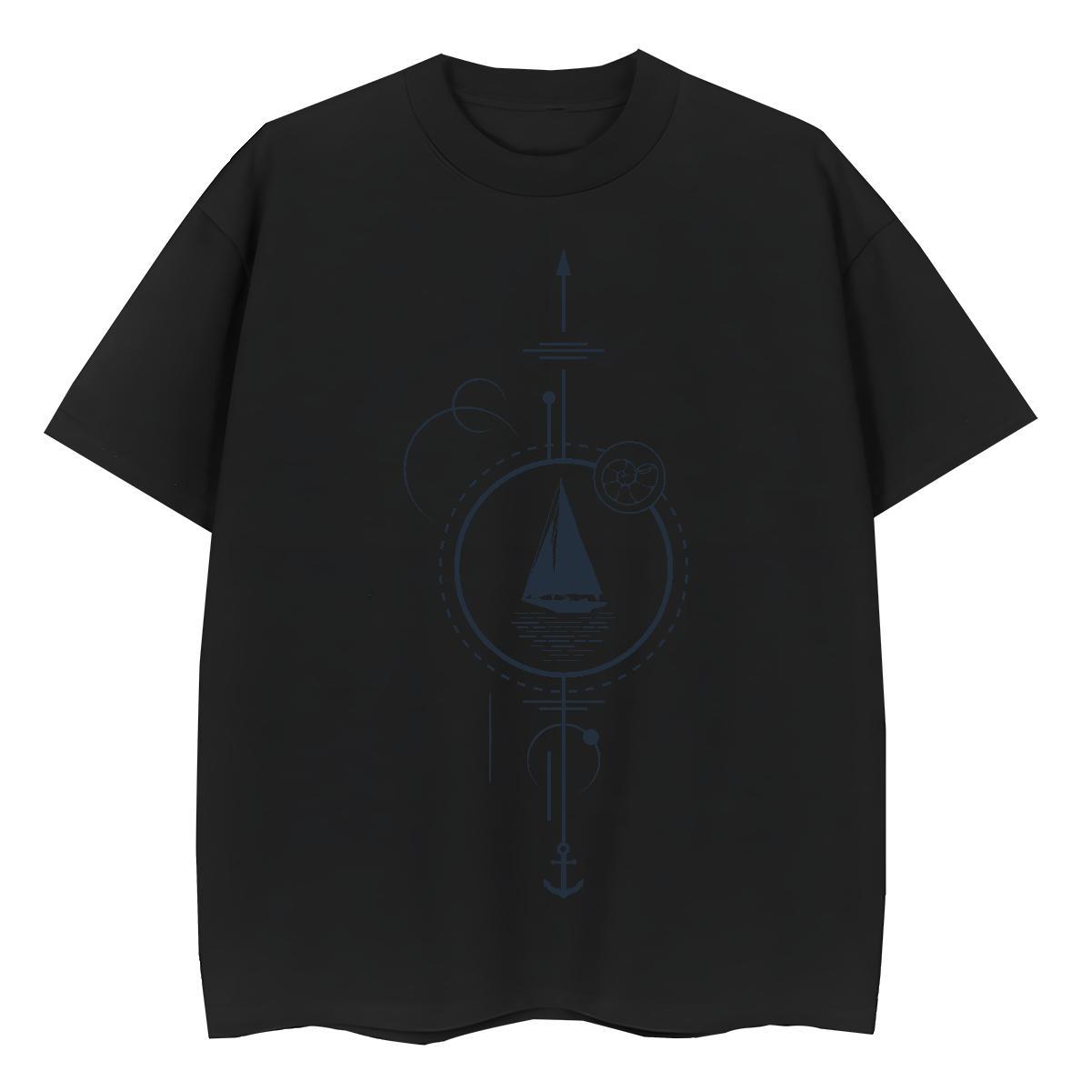 TOP Quality T Shirt For Woman 100% Cotton 230g Crew Neck Breathable Casual Daily Wear black and white Women Tees Comfortable DIY Anime Printed Tops Sh