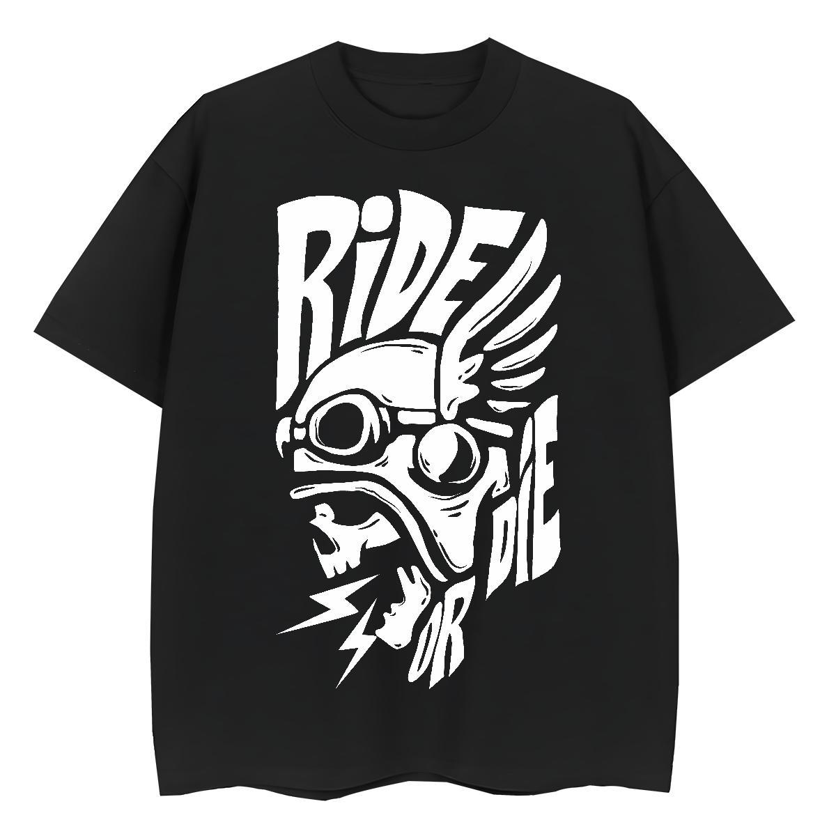 Fashion Casual Womens T Shirts 230g Cotton Round Neck Short Sleeve Daily Wear skull Women Tshirts Female Customized Clothings