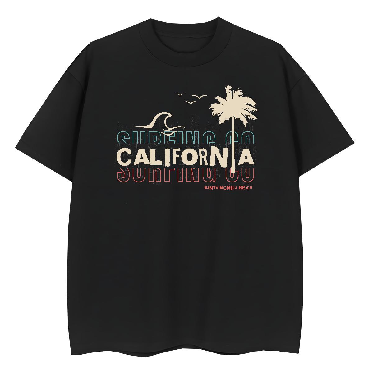 Popular Women Tees 230g Pure Cotton letter Outdoor Women T Shirts Breathable Black Oversized Clothings