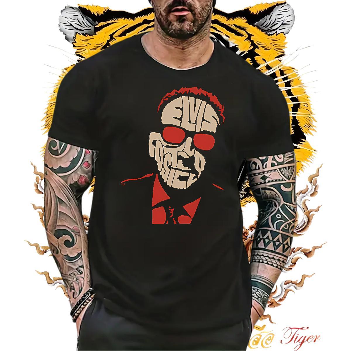 Brand Men Tops Tees 230g 100% Cotton Beach scary Breathable Man T Shirts Soft Custom Cartoon Tshirts