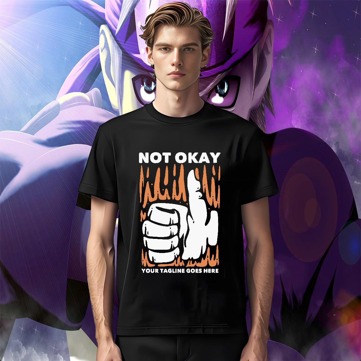 Free Shipping good T-Shirts for Men Hip Hop Men Clothes T-Shirt 100% Cotton 230g Customized Crew Neck Breathable DIY Polos
