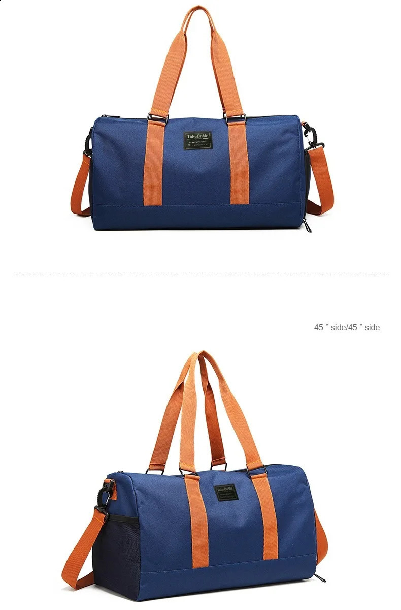 Fitness bag dry wet separation bag handheld fashionable and comfortable travel bag 240821