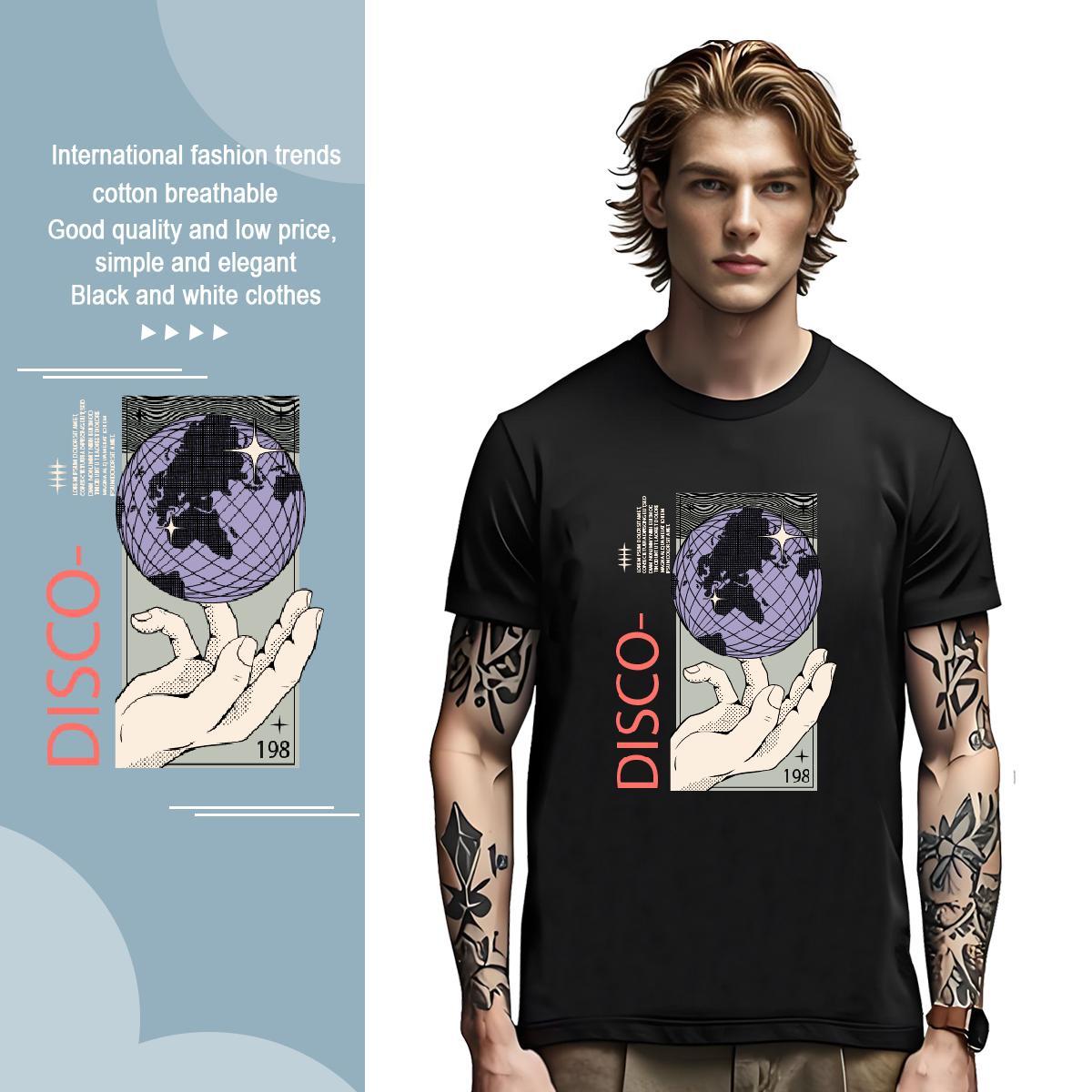Soft earth Mens T Shirts Sports Casual Tshirts 230g Cotton Designer Breathable Skull Tees Shirts