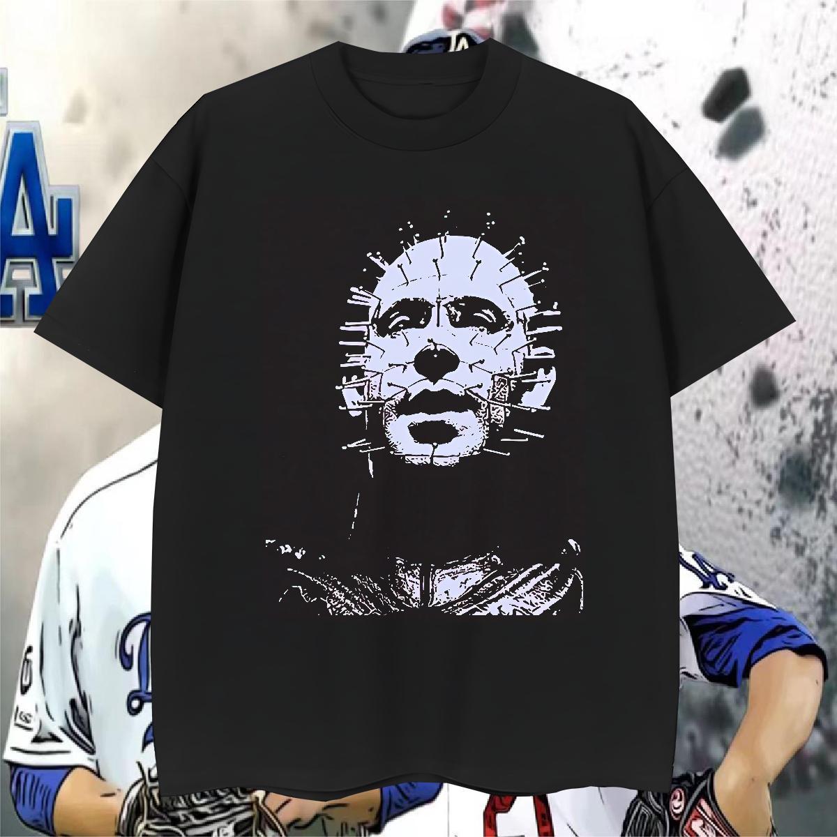 Casual New skull Tshirt for Man Woman 230g 100% Cotton Man T Shirts Oversized 3XL 4XL Casual Daily Wear Round Neck Short Sleeve Cool Design Tops Tees