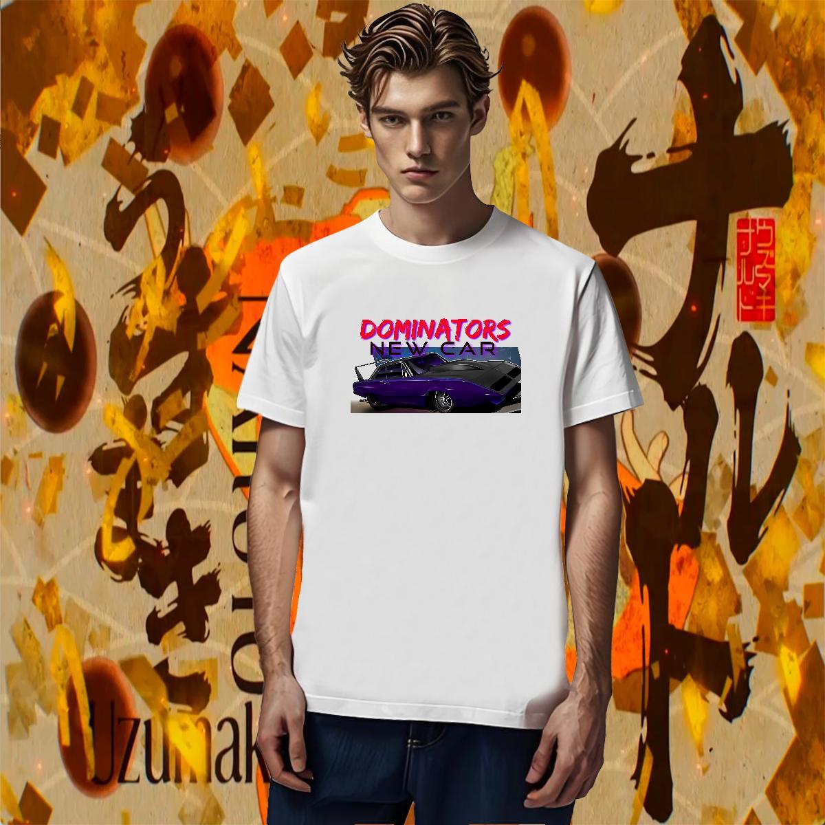 Free Shipping Men Tees High Street Hip Hop 230g 100% Cotton Black White Breathable Soft car T Shirt For Man New Clothings