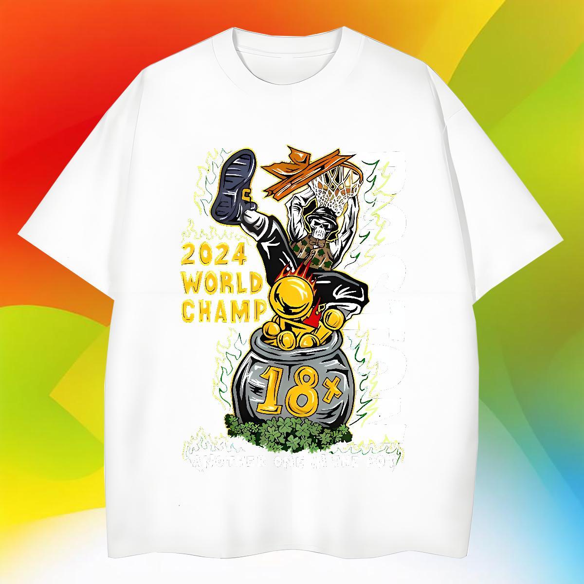 TOP Quality skull T Shirts Men Casual Daily Wear Men Tops Tees 100% Cotton 230g 2024 Designer Short Sleeve Soft White Plus Size Polos