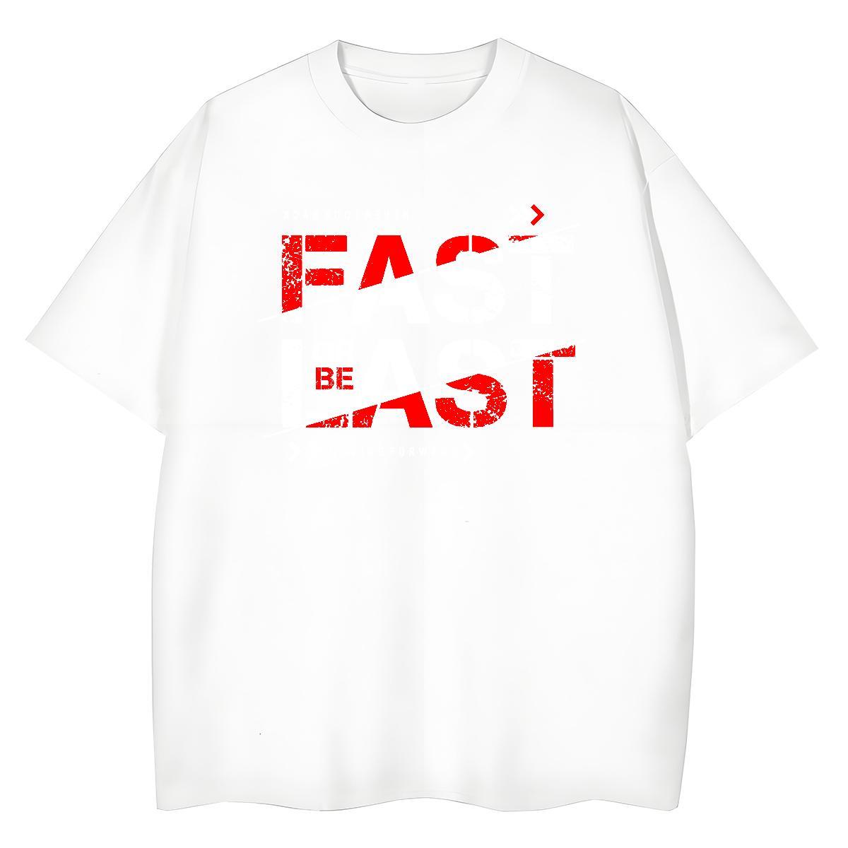 Soft Women Tshirts 100% Cotton 230g letter Hip Hop Street T Shirts Women Breathable Crew Neck Black Oversized Tees