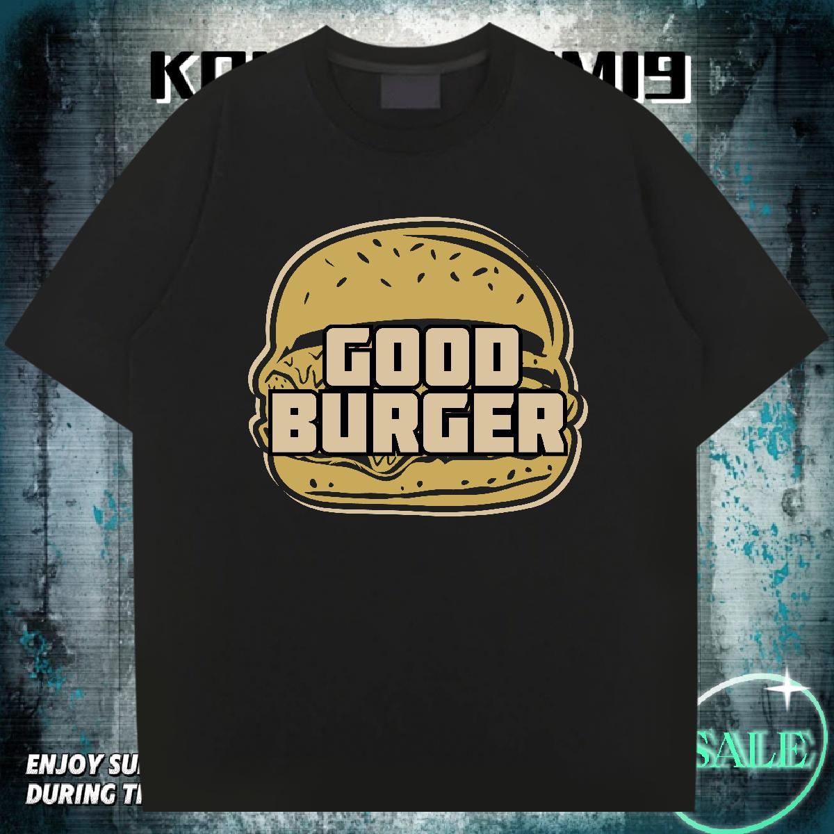 Classic T Shirts Men 230g Pure Cotton burger Daily Outfit Anime Breathable Short Sleeve Couples T Shirts Fashion Design Polos
