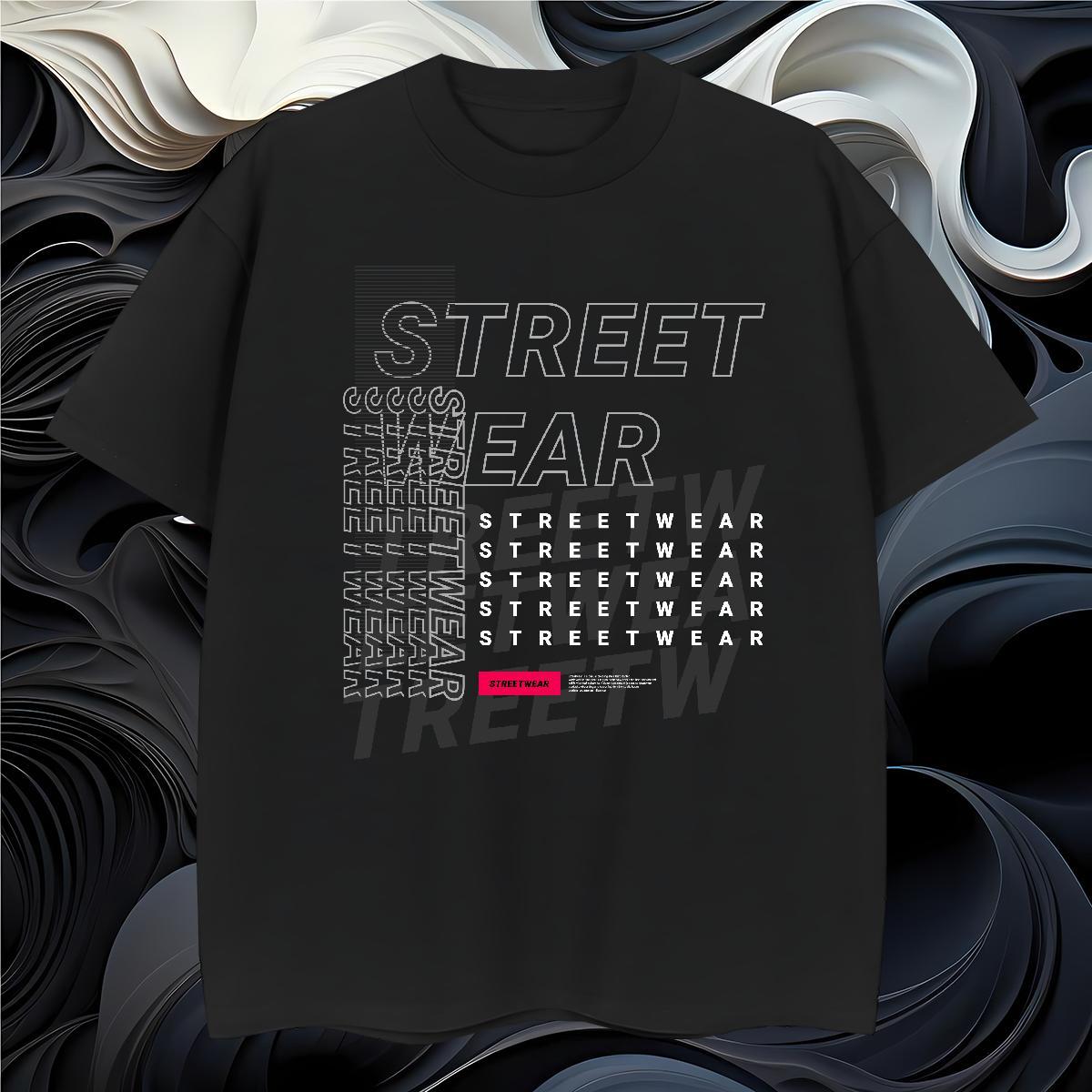 Unisex letter T Shirt For Man Street Wear Men Tees 100% Cotton 230g Fashion Designer Pure Cotton DIY Logo Oversized Tees Shirts