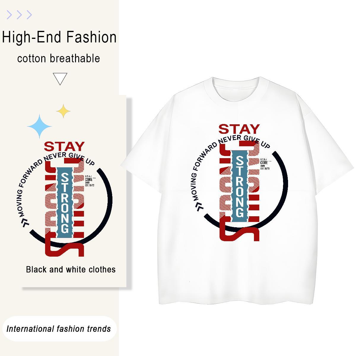 Designer Woman Tshirt 230g Cotton letter Casual Sport T-Shirts Breathable Crew Neck Cartoon Printing L-4XL Tops Shirt