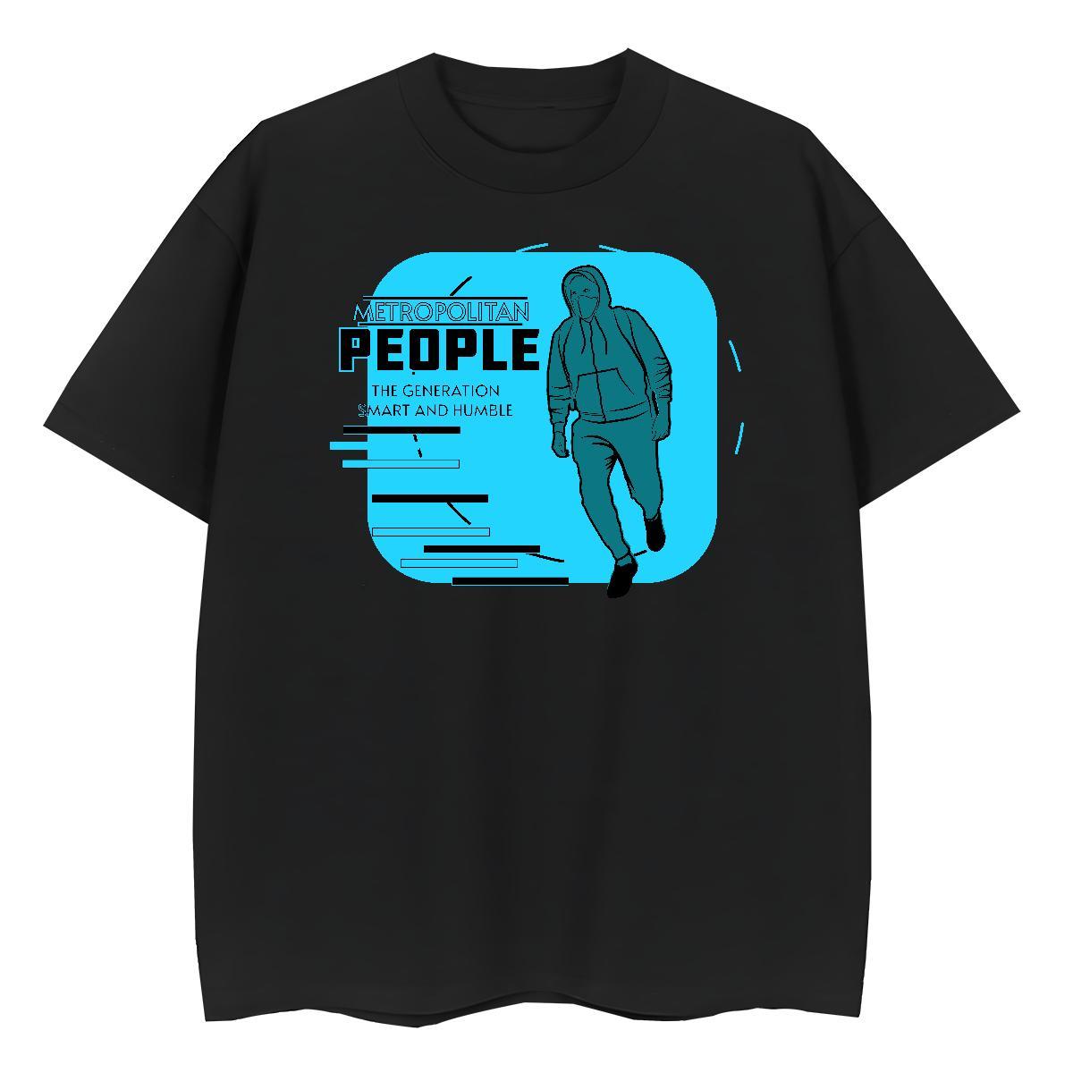 Comfortable Tshirt for Man Woman 230g Cotton painting Casual Women T Shirts Short sleeve Soft Black Oversized Clothes