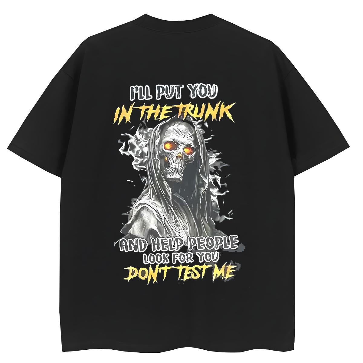 New Womens T Shirts 230g Cotton O Neck Short Sleeves Street Wear skull Lady T shirt Loose Plus Size Custom Clothings